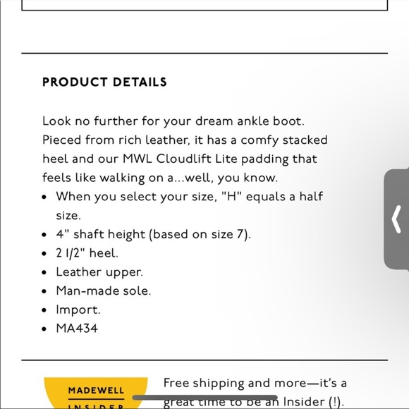 Madewell The Rosie Ankle Boot in Leather - Picture 4 of 8